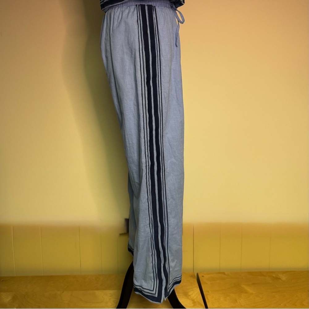 Pant Store Blue Sleeveless shirt and pant set - Picture 10 of 11